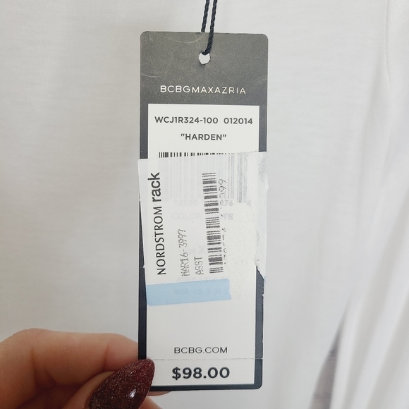 BCBG MaxAzria Harden Draping Back Top - Picture 9 of 10